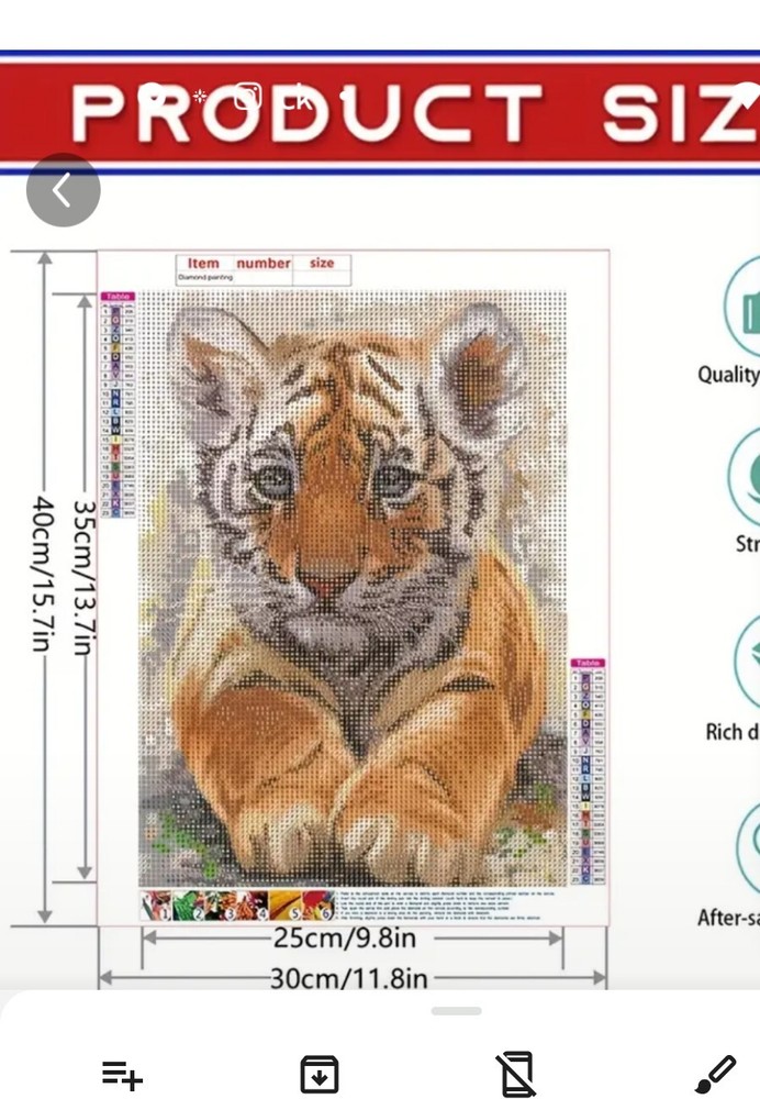 Diamond Art Kit 30×40 Cm