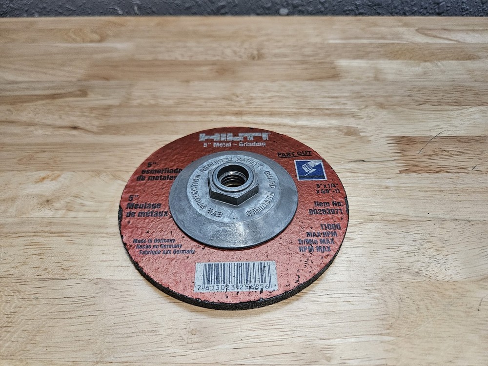 Hilti 5" Metal Grinding Disc (6 Pack)
