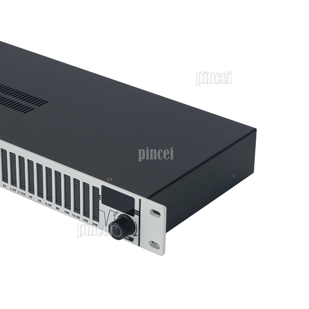 EQ-A31 Professional 31 Band Equalizer Digital Equalizer (Silver) for Stage Home