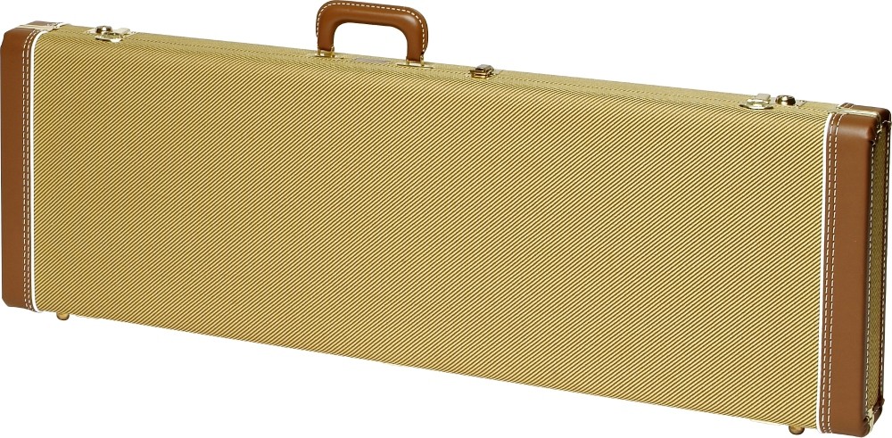 Fender Precision Bass Hardshell Case Tweed Red Plush Interior