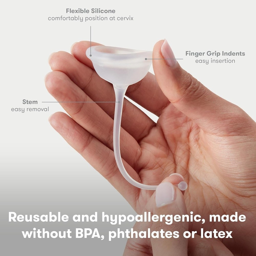 Cervical-Targeting Fertility Cup - Body Safe Materials