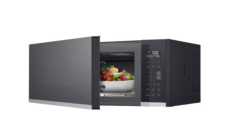 LG 1.3-cu ft Low Profile Over-the-Range Microwave with Sensor Cooking