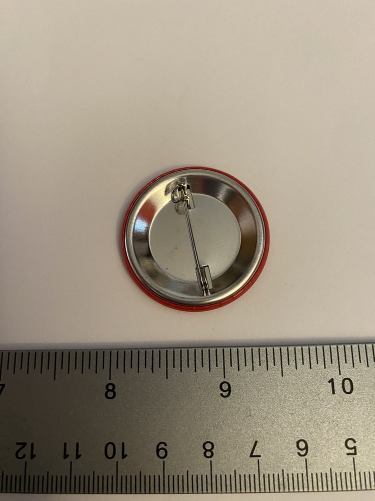 Vote & Vax Pin Back Button P147
