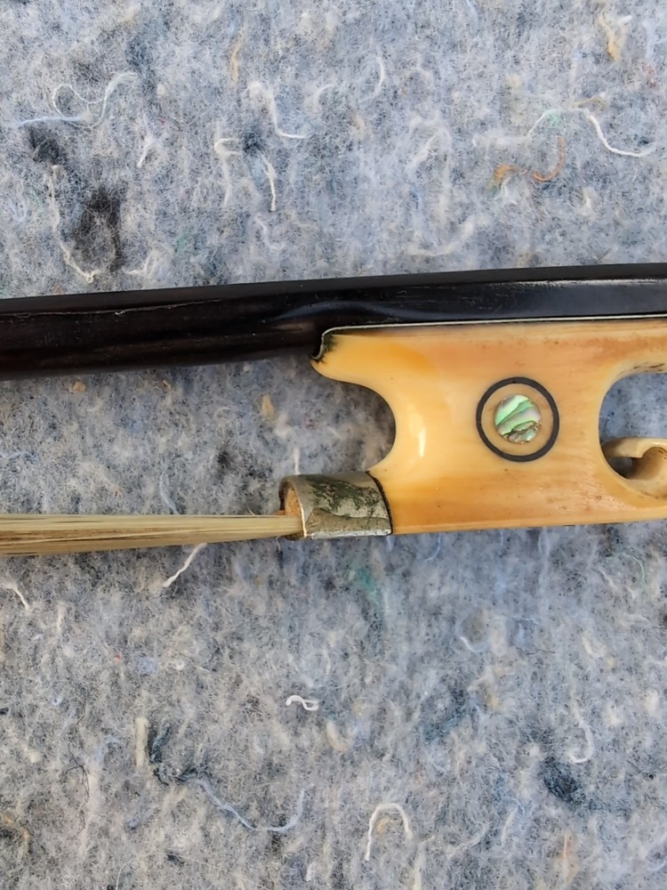 Vintage Violin Bow Has Small Fracture