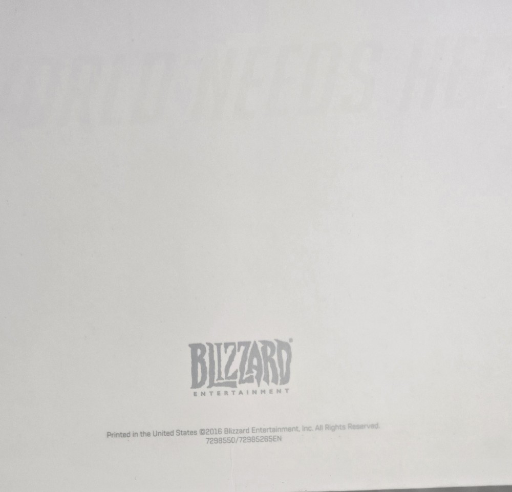 Overwatch Visual Source Art Book - Book Only With Plastic Sleeve