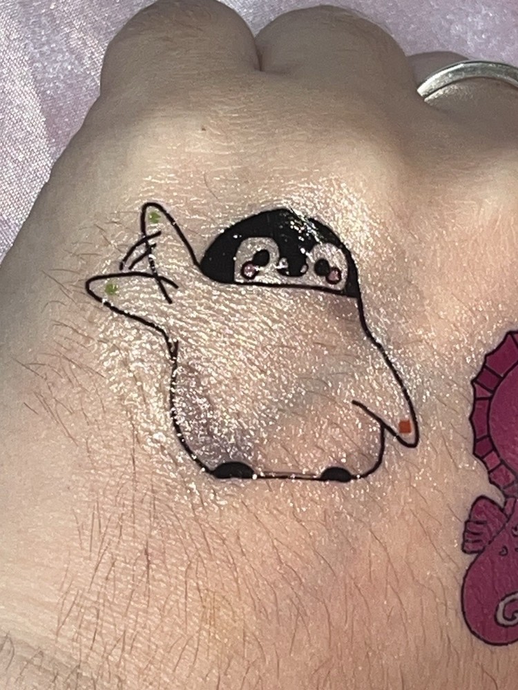 Penguin - Small - Temporary Tattoo.