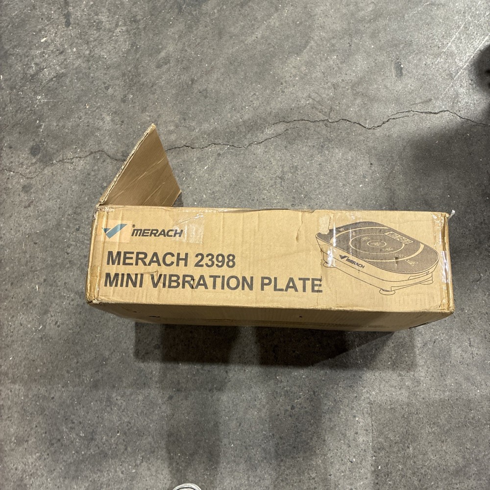 MERACH Vibration Plate Exercise Machine Gray - Open Box