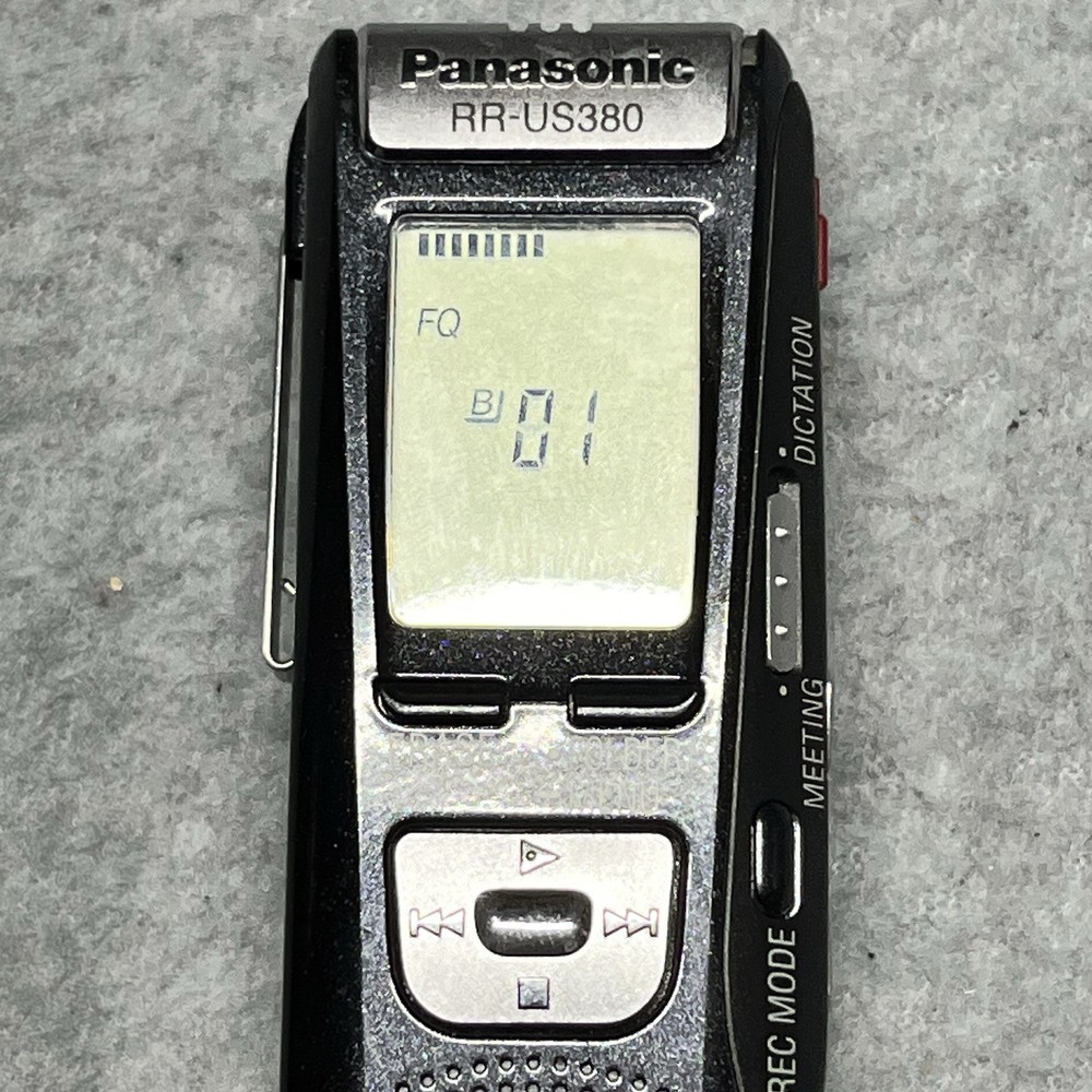 Panasonic RR-US380 Compact IC Digital Voice Recorder