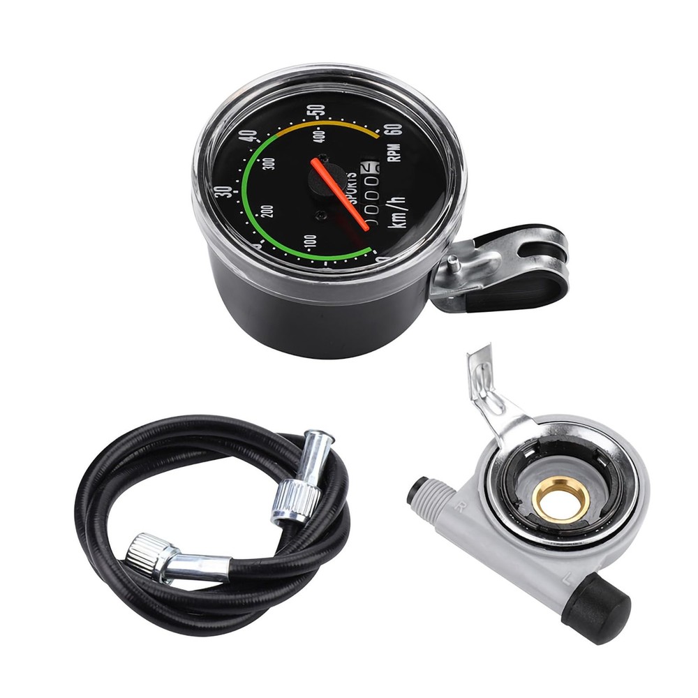 Computer Cycling Automatic Wake up Speedometer Odometer Black