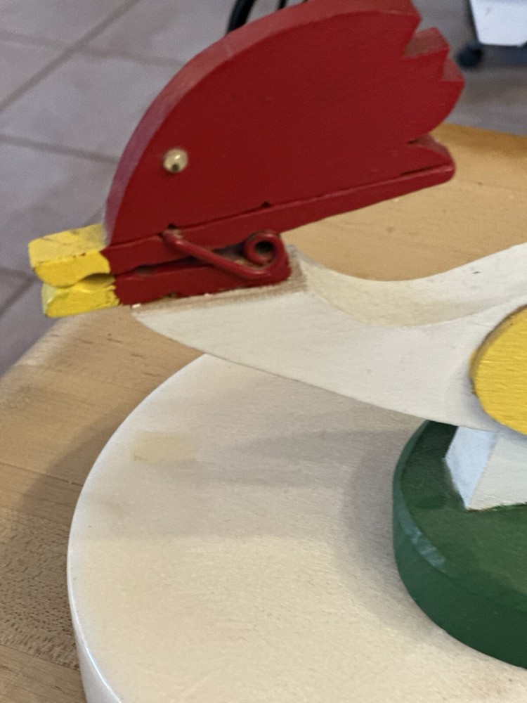 Vintage Clothespin Roadrunner Handmade