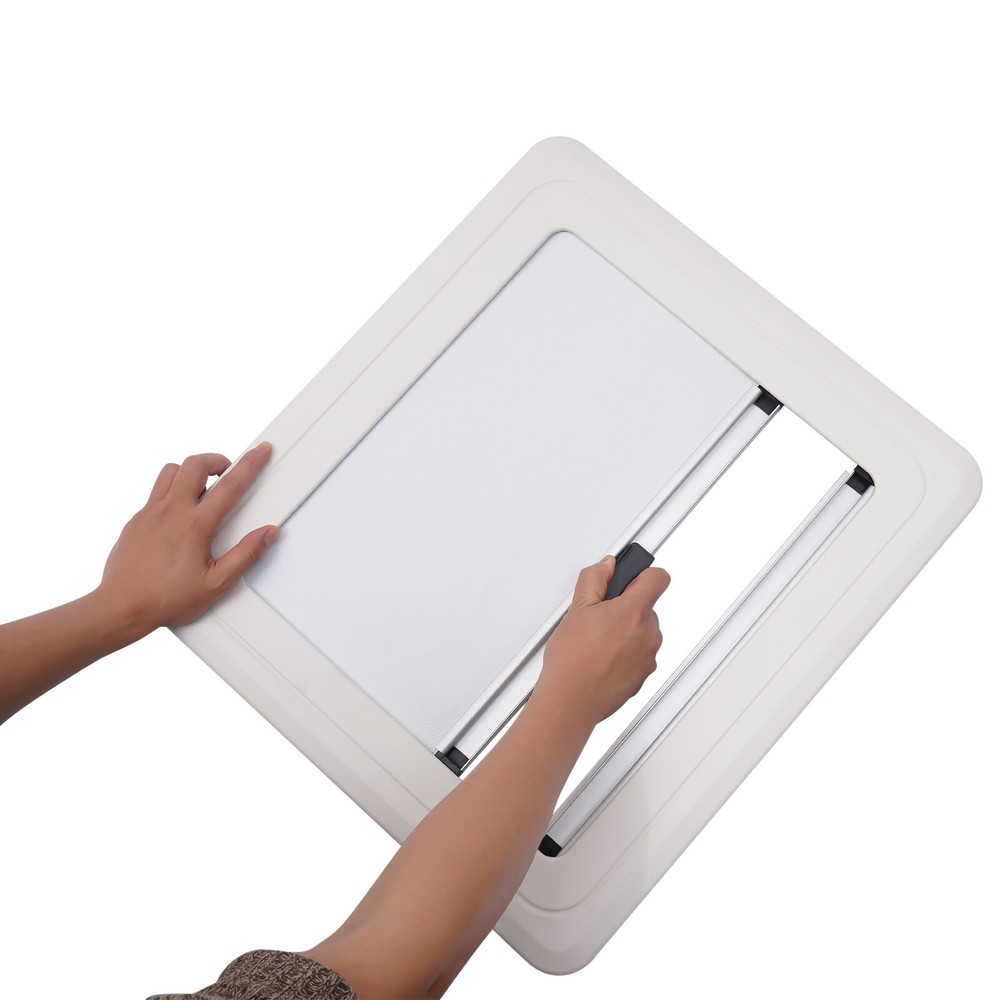 Caravan Window,Hinged Window Camper with Integrated Roller Blind and Fly Screen