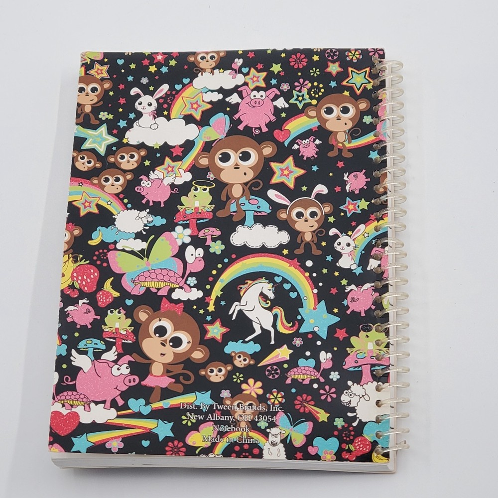 Justice 3pc Bobbie Monkey Set: Notebook, New Pencil Case & Zip Wallet