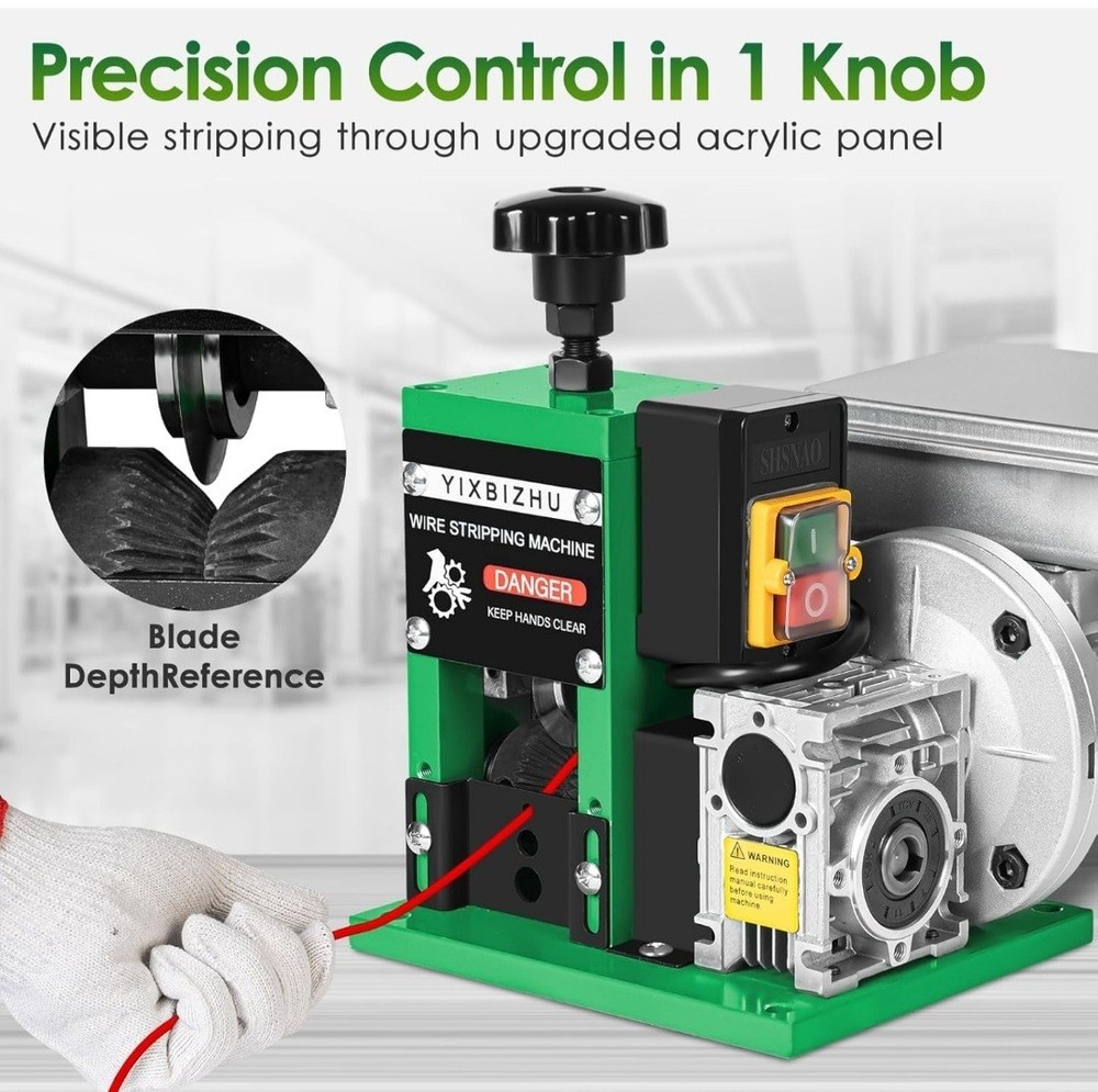 160W Electric Wire Stripper Machine, 30 m/min Automatic Cable Stripping Tool