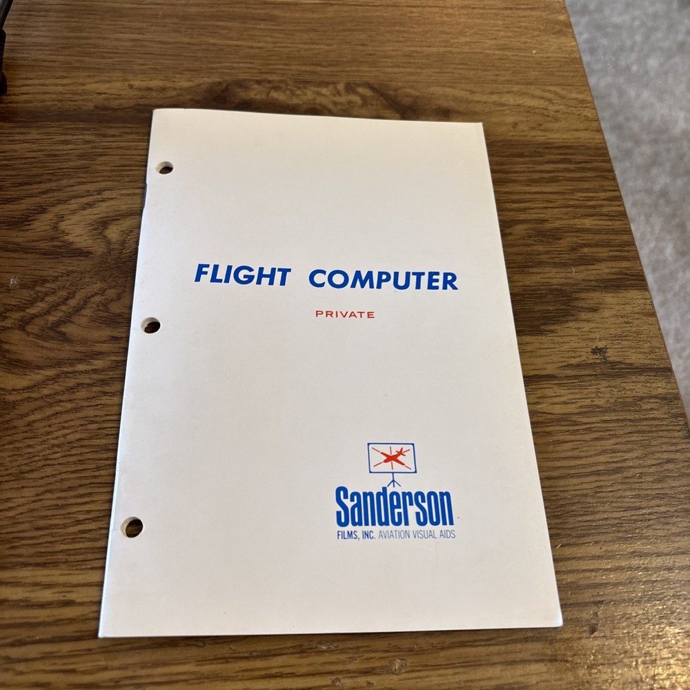 Sanderson Films Inc Aviation Visual Aids: Flight Computer Private 1963