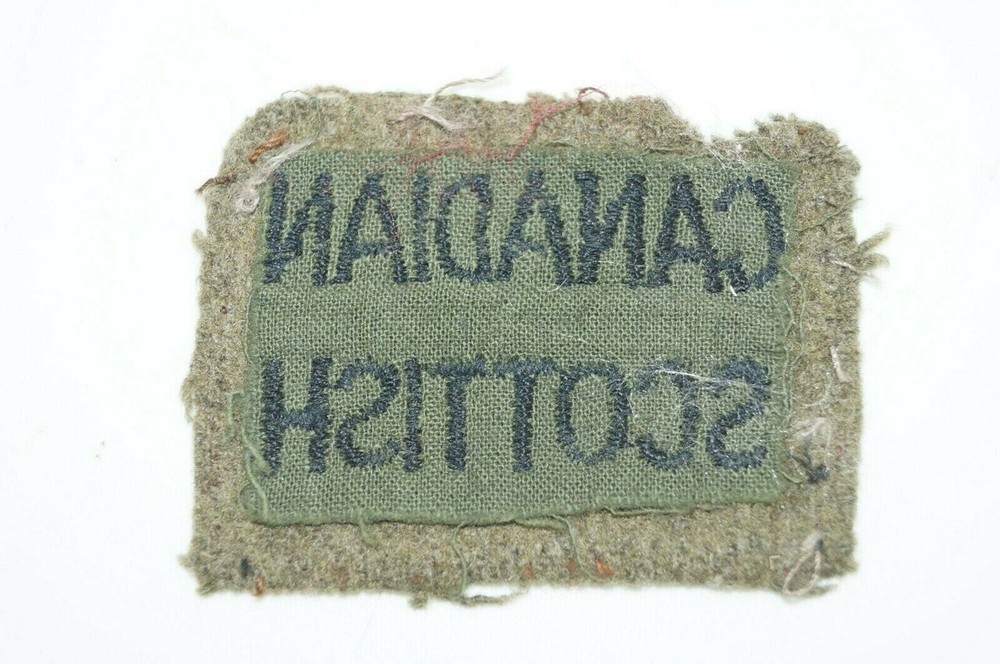 WW2 Canadian Scottish Slip On Title