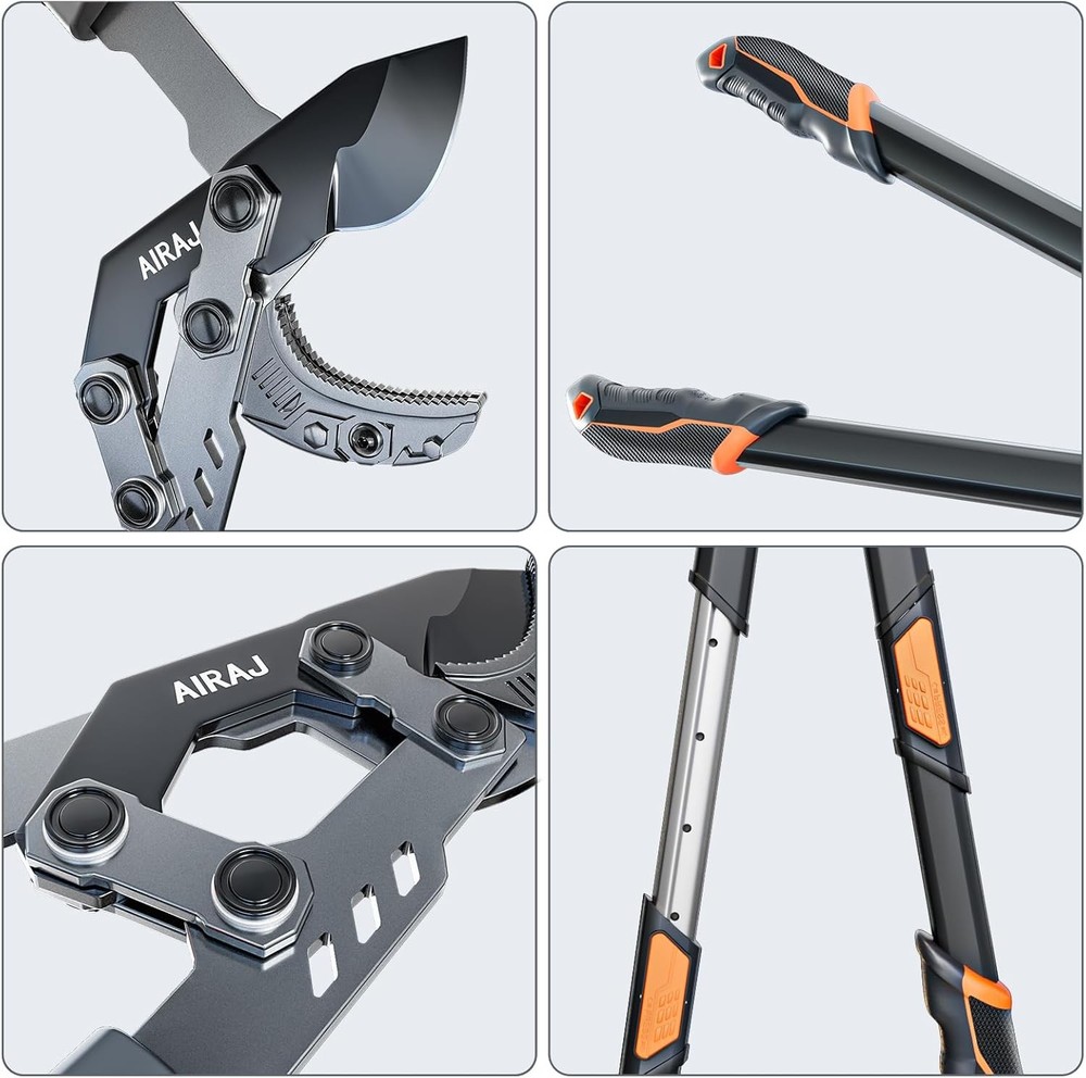 27-37'' Extendable Anvil Loppers,Tree Trimmer Heavy Duty with Compound...