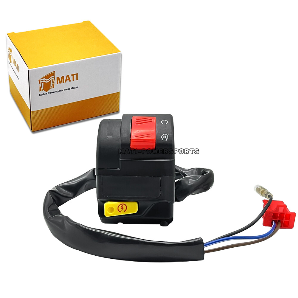 Left Handlebar Start Kill Switch Headlight for Polaris Scrambler 50 90 2002