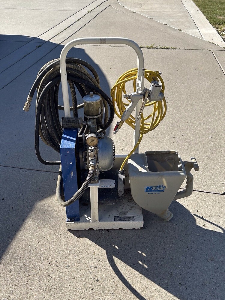Kraft Tools Spray Deck Compressor And Spray Deck Hopper Gun
