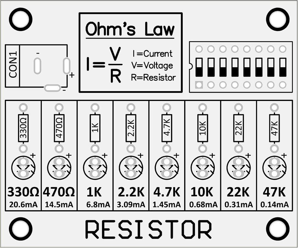 Soldering Practice Kit Learning Electronics Training Board