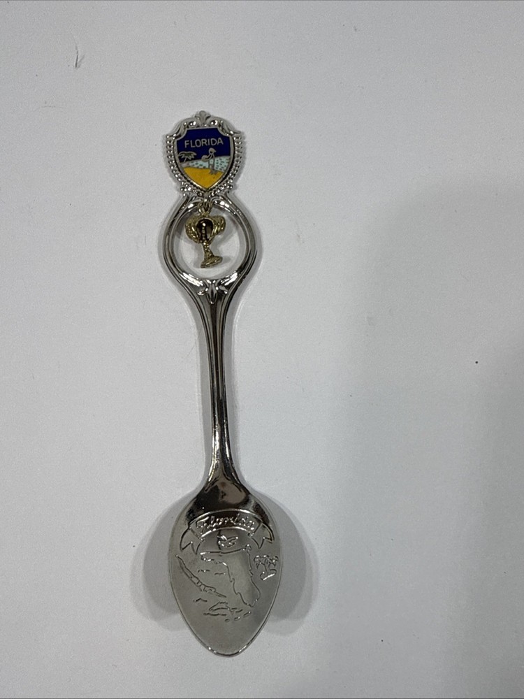 Collector Spoon Florida Souvenir Palm Tree Dangle
