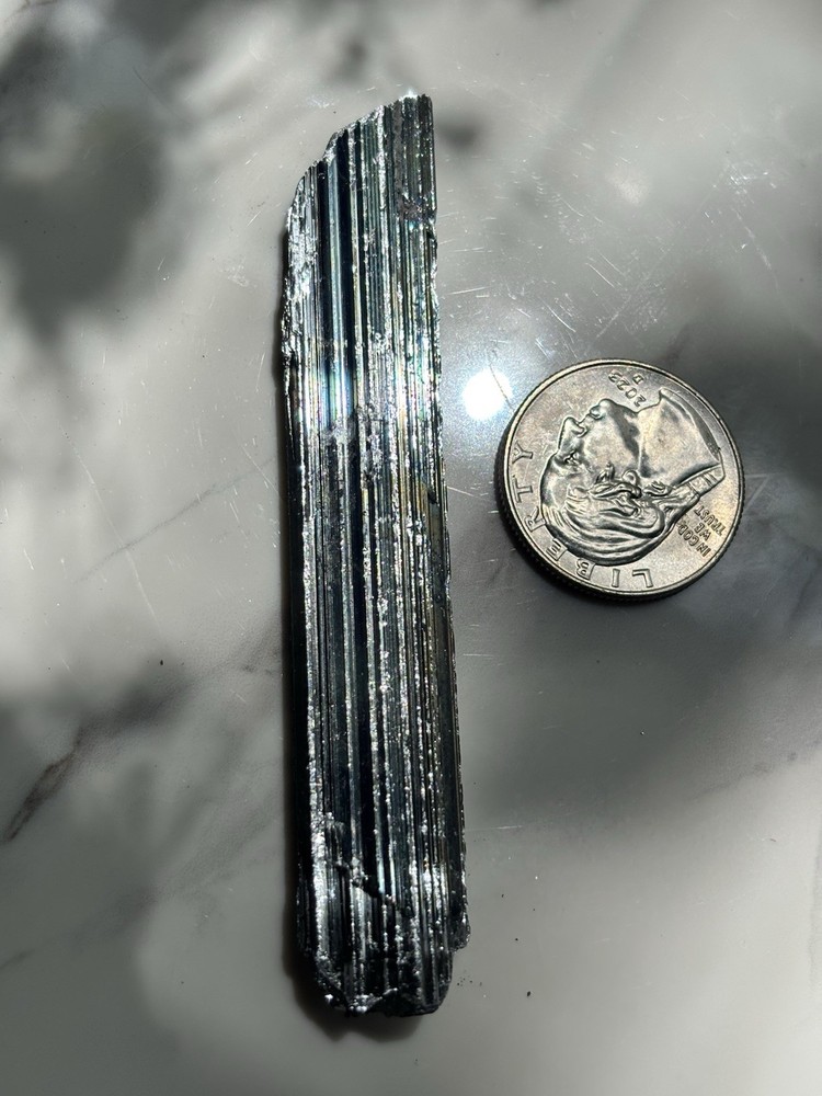 3.4" Flashy Stibnite Shard 20grams