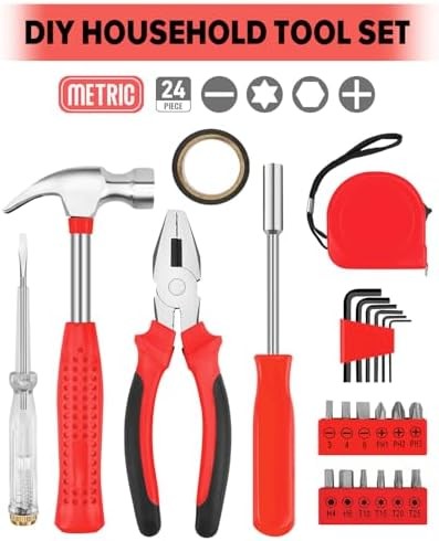 Household diy hand tool kit with case