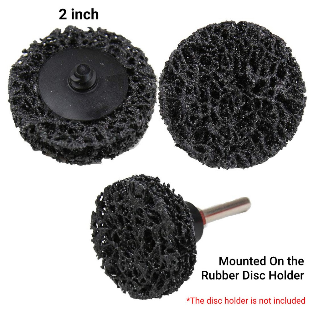 20PCS 2" Roll Lock Die Grinder Stripping Sanding Discs Paint Rust Removal Wheels