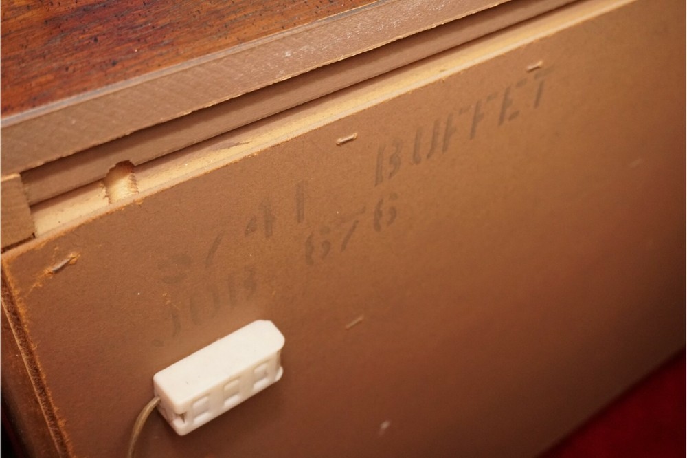 VINTAGE BALL FOOT SERVER BUFFET