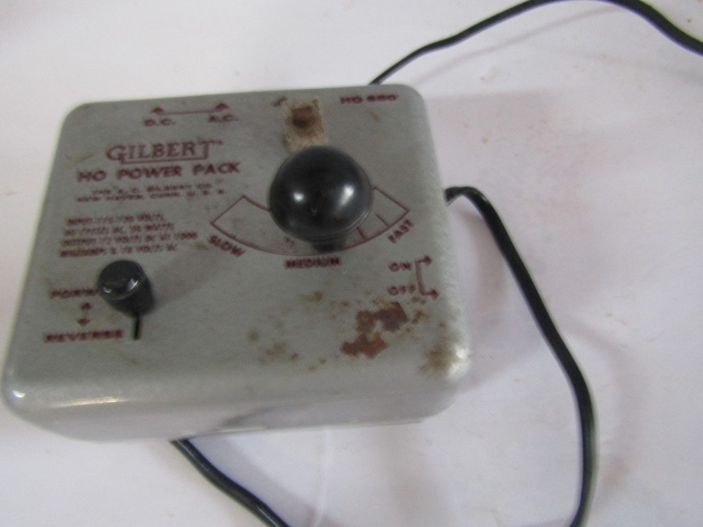 Gilbert HO650 Power Pack Transformer Controller HO Scale Model Trains Vintage