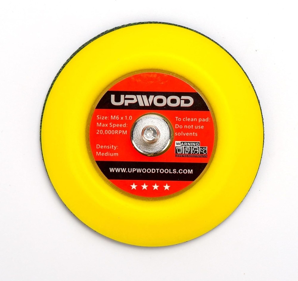 8pc 3" Sanding Backing Pad M6 Thread Hook & Loop for Mini Air Sander Polisher