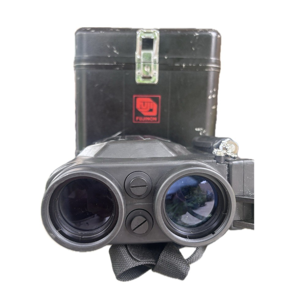 Fujinon Stabiscope 14x40 Image-Stabilized Binoculars WORKS Original Case & Strap