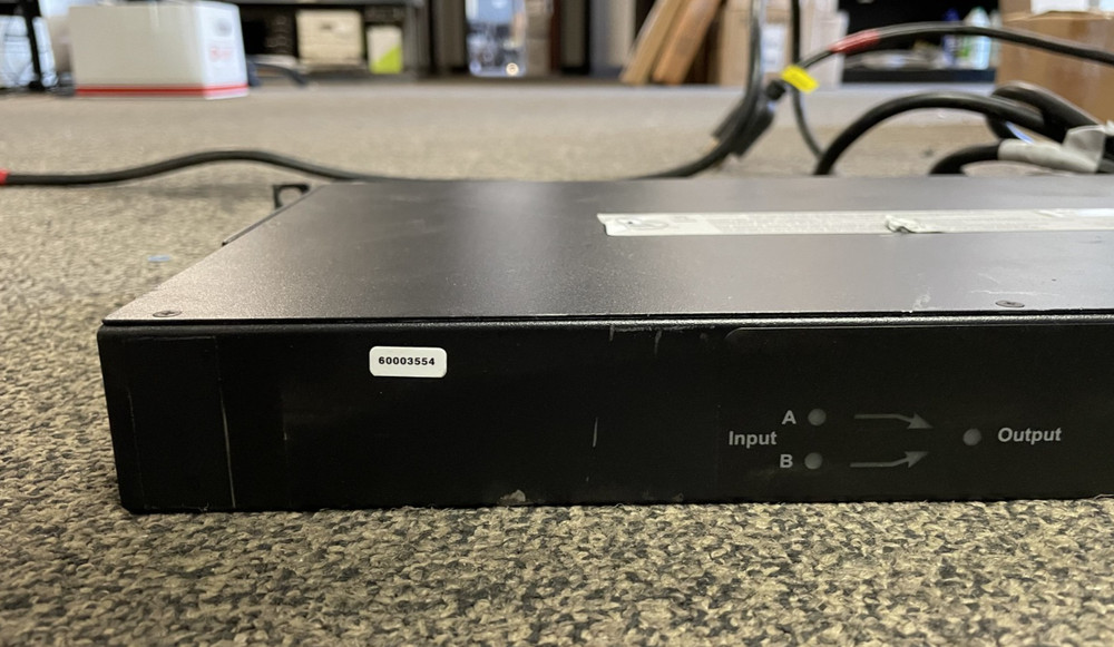 APC AP7752 Automatic Transfer Switch Rackmountable - 120V 16A 50/60Hz