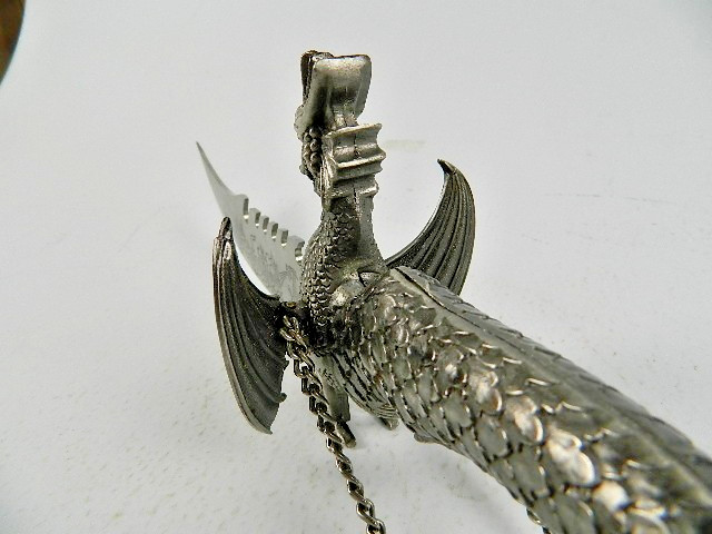 Dragon Dagger 15 Inches Stainless with Etchings on Blade
