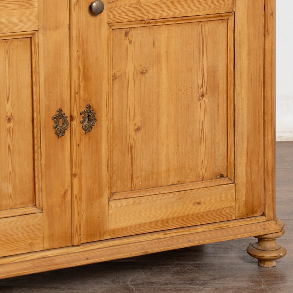 19th Century Danish Pine Sideboard Cabinet