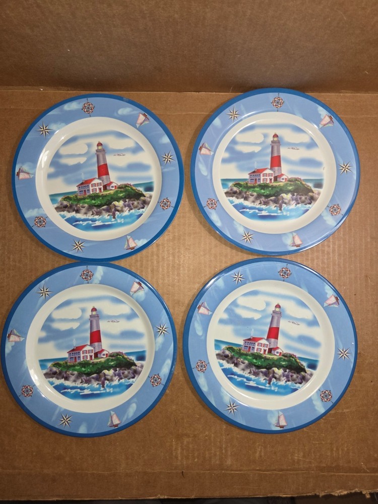 Melamine Lighthouse Nautical Breeze Assorted Dinnerware
