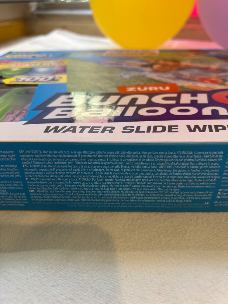SUMMER SLIDE & POOL/ WATER BALLOONS 3 PACK