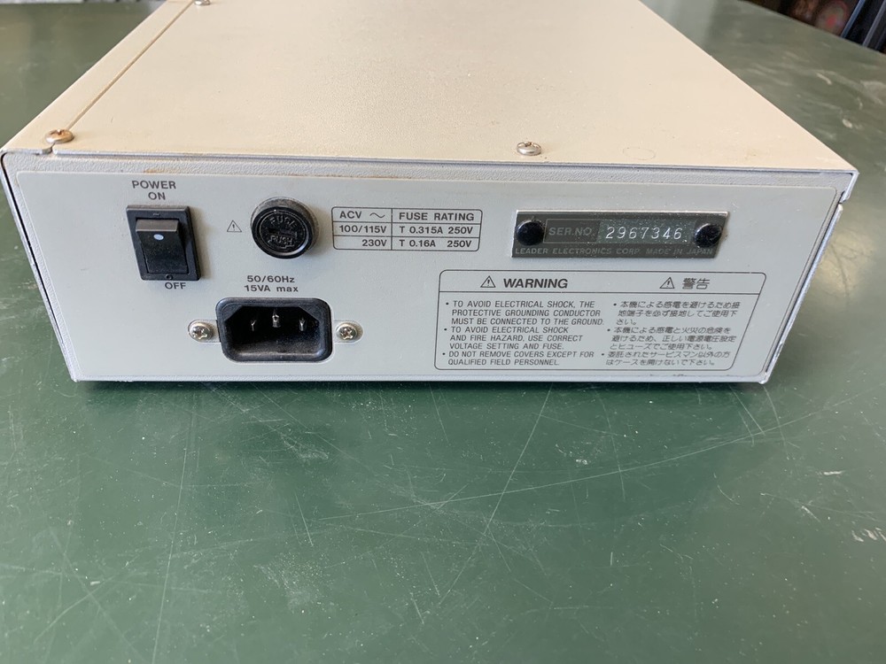 LEADER ELECTRONICS LT1606 DTV VIDEO ENCODER 250VAC