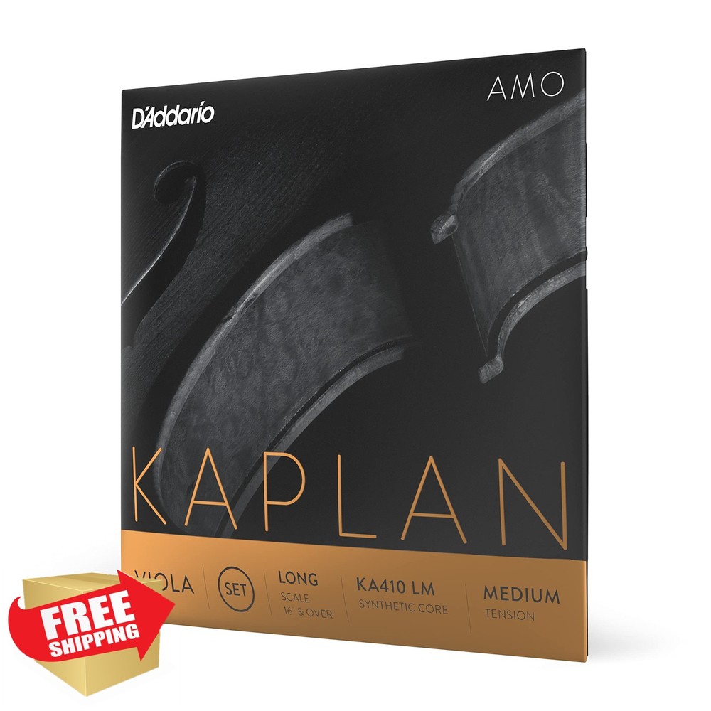 D'Addario Kaplan Amo Viola Strings, Full Set, KA410 LM