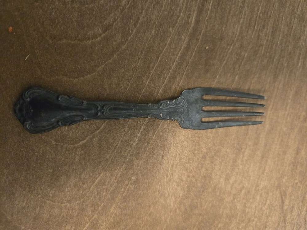 antique silver fork