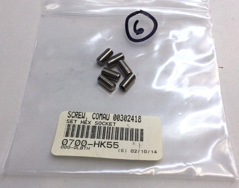 Comau 00302418 Hex Set Socket Screw (Pack of 6)