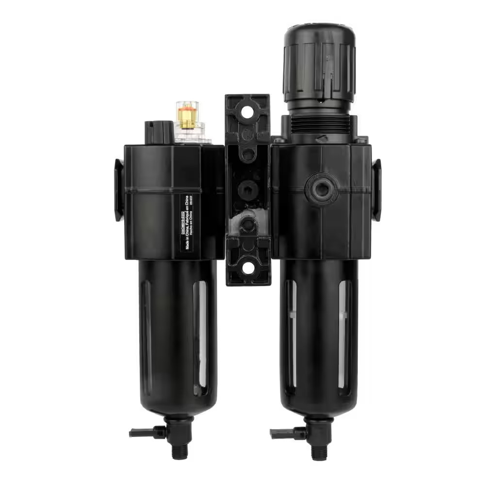 3/8 In. NPT Filter Regulator with Lubricator