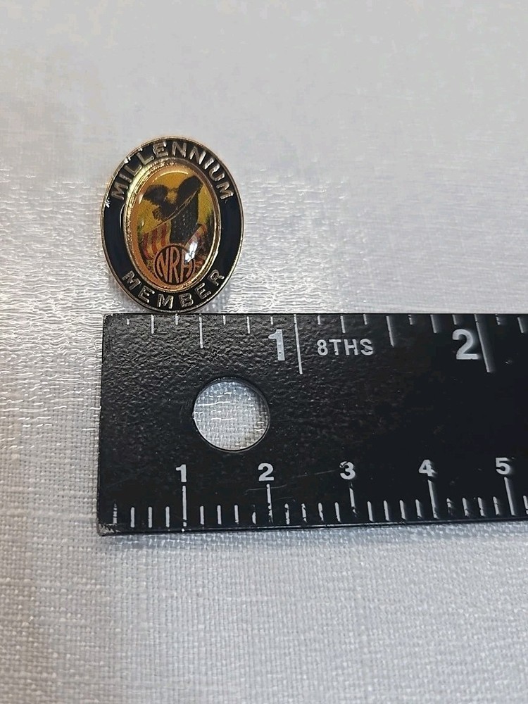 NRA Millennium Member Hat Lapel Pin Pinback