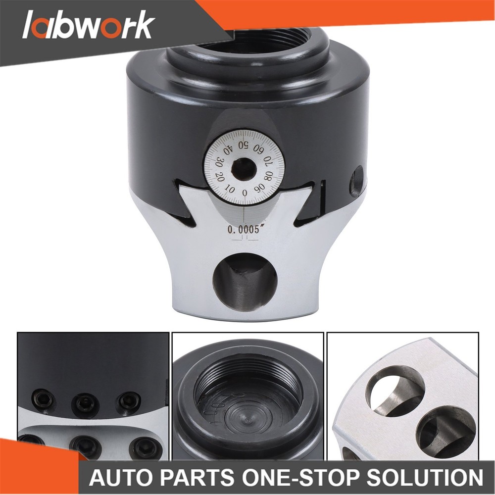 Labwork Boring Head 3" for Lathe and Mill 0.001" Precision 1-1/2-18 Thread