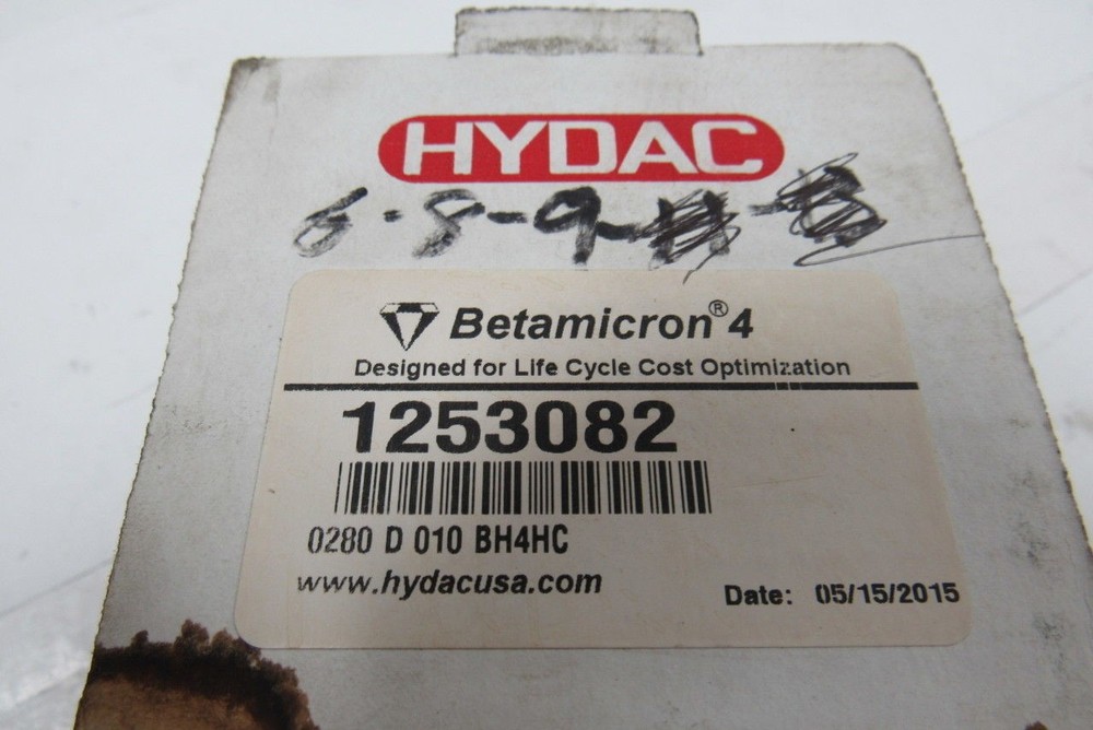 Hydac Betamicron 1253082 Hydraulic Filter Element Cartridge