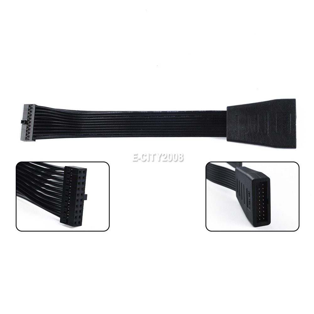 USB 3.0 19/20 Pin Internal Extension Header Adapter Cable for PC Motherboard