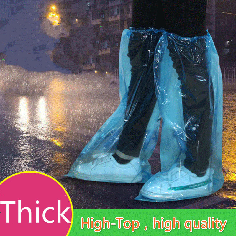 Waterproof Shoes Boot Covers High-Top Disposable Rain Personal Protective