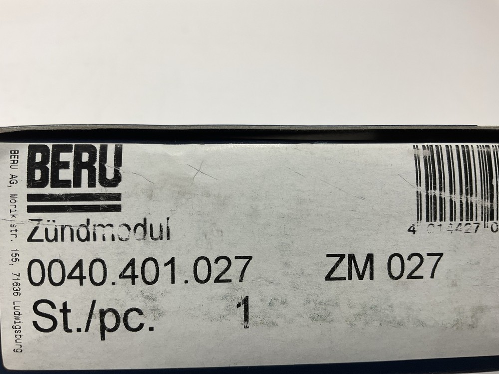 Beru 0040401027 / ZM027 Ignition Control Module