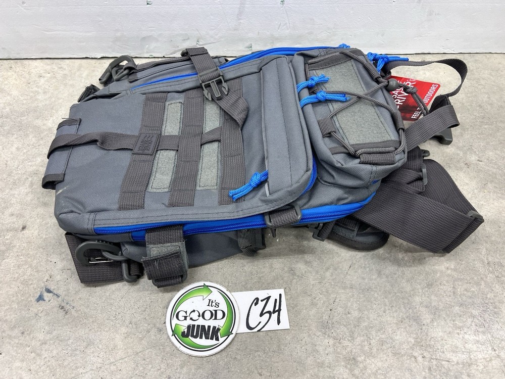 Osage River Taber Sling Bag - Blue/Gray