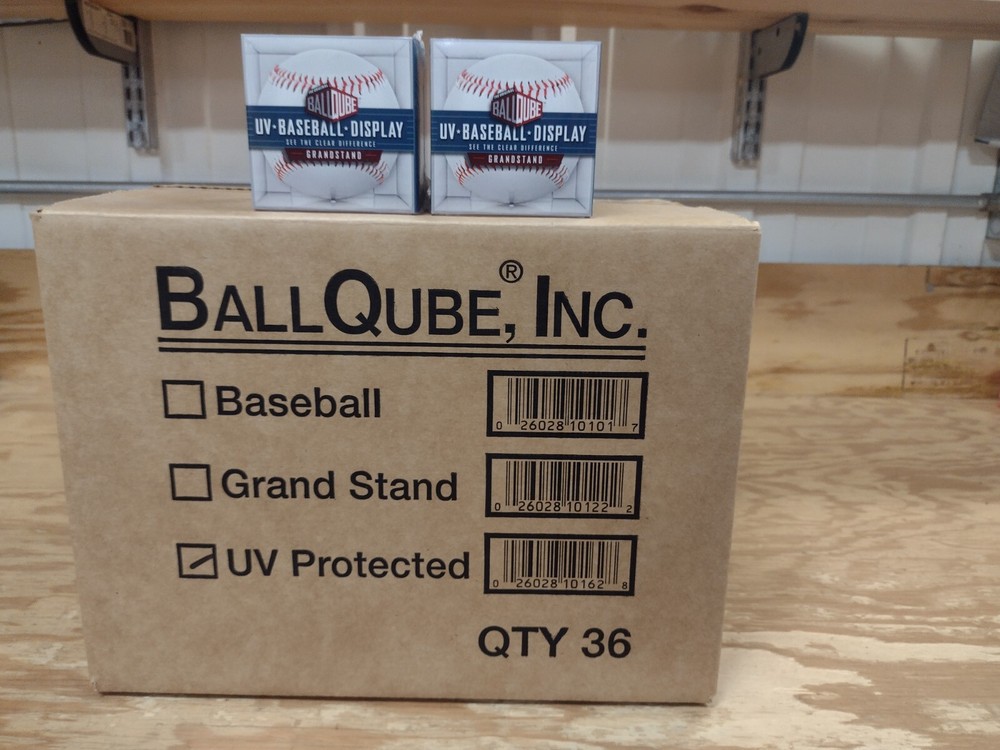 UV Baseball Display Case UV Protection case 36 - Ballqube Display
