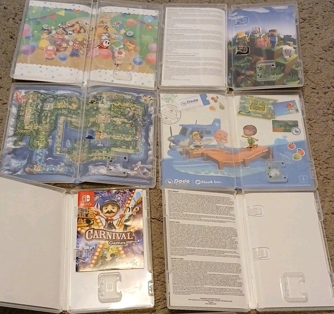 Nintendo switch game case lot (games not included)